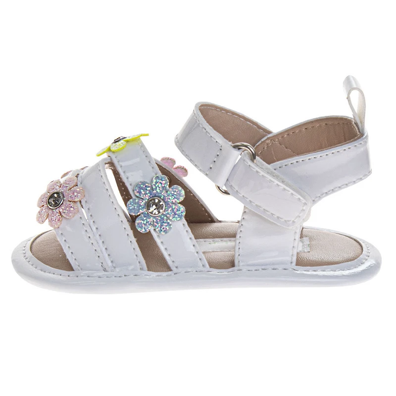Smart Step White Multi Sandal