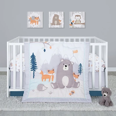 Literie Pour Berceau 4 Pièces Ours Et Amis De Sammy&Lou