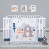 Literie Pour Berceau 4 Pièces Ours Et Amis De Sammy&Lou