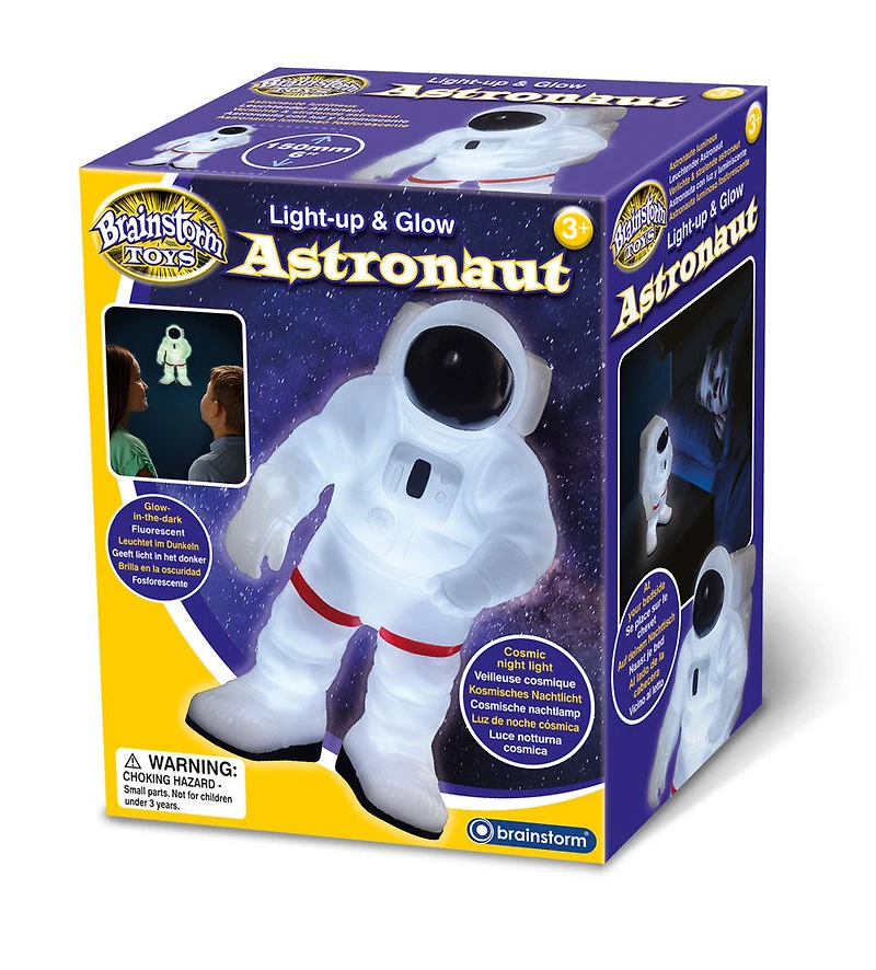 Jouets Brainstorm : Astronaute lumineux et luminescent