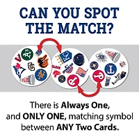 Masterpieces Puzzle Company MLB Spot it! All-League Card Game - English Edition