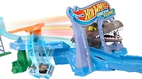 HotWheels-Coffret RacerVerse Jurassic World-avec dinosaure et piste
