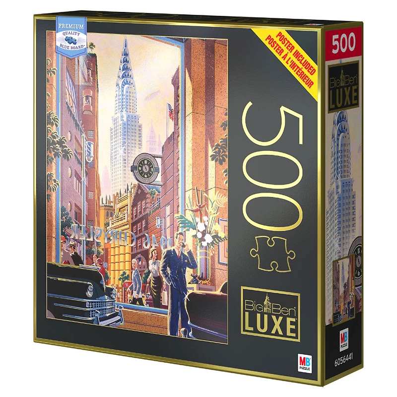 Big Ben 500-Piece Jigsaw Puzzle, Chrysler Building