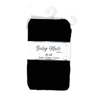 Baby Mode Signature 2 Pack Tights: Black & White