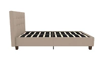 Lit rembourré Rose Jumeau Lit  de DHP- tan