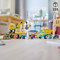 LEGO City Construction Trucks and Wrecking Ball Crane 60391 (235 Pieces)