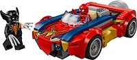 LEGO Marvel Spider-Man La Voiture de Spider-Man contre Wolverine Venomisé - Jouet de Construction de Superhéros pour Enfants - 76336