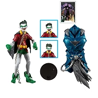 DC Multiverse Dark Nights Métal: Robin Earth-22 avec pièces de construction A pour figurine