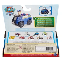 PAW Patrol, Chase Patrol Cruiser, Véhicule avec figurine articulée à collectionner, jouets respectueux de la planète