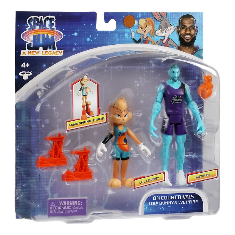 Space Jam S1 Buddy Figure 2 Pack - Lola & Wetfire - Édition anglaise - Notre exclusivité