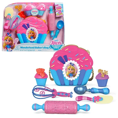 Ensemble de Sac de la Boulangerie d'Alice au Pays des Merveilles de Disney Junior avec Accessoires de Cuisine Jouets