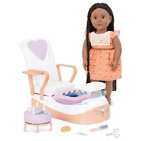 Our Generation Ensemble Yummy Pizzeria Accessoires et aliments de pizzeria pour poupée 46 cm