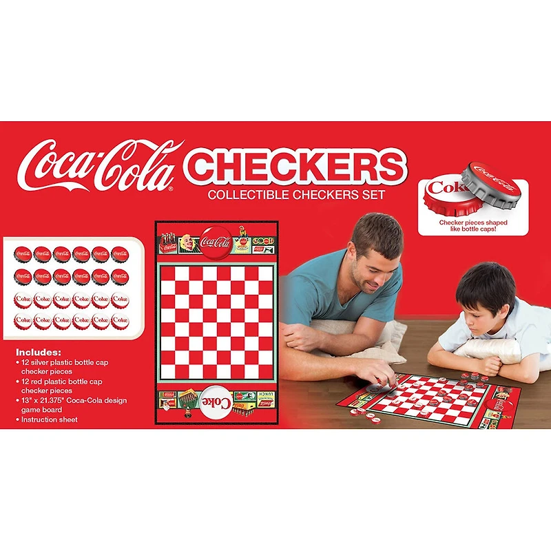 Masterpieces Puzzle Company MasterPieces Coca-Cola jeu de dames - Édition anglaise