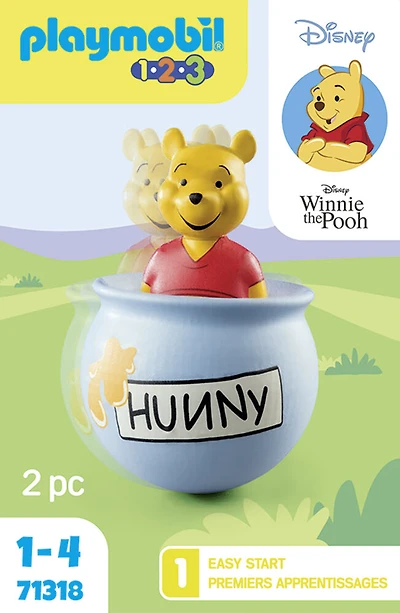 Playmobil - 1.2.3 and Disney: Winnie l'ourson et culbuto pot de miel