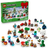 LEGO Minecraft Le Calendrier de l'Avent 2025, Article de Jeu Vidéo à Collectionner, Cadeau de Noël pour Amateur de Jeu Vidéo pour Enfants 21280