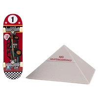 Tech Deck, Street Hits, Mini-planche Chocolate Skateboards avec obstacle pyramide