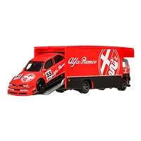 Hot Wheels-Team Transport-Voiture de course et camion de transport