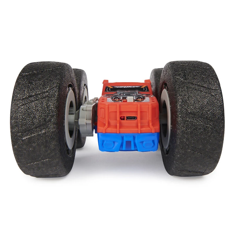 Véhicule Air Hogs Super Soft, Flippin' Frenzy, action à 360 degrés, véhicule de cascade 2-en-1 radiocommandé