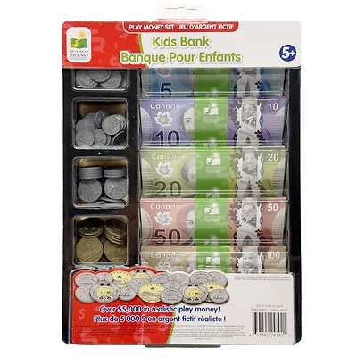 Kids Bank- Play Money Set - English Edition