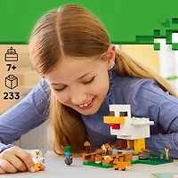 LEGO Minecraft La Ferme-Poule - Jouet de Construction de Jeu de Construction avec des Figurines d'Animaux et un Poulailler - 21585