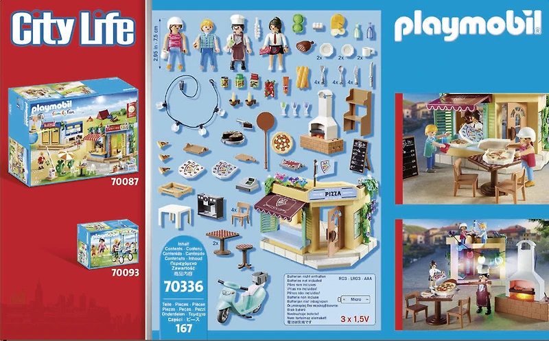 Playmobil - Pizzeria avec terrasse