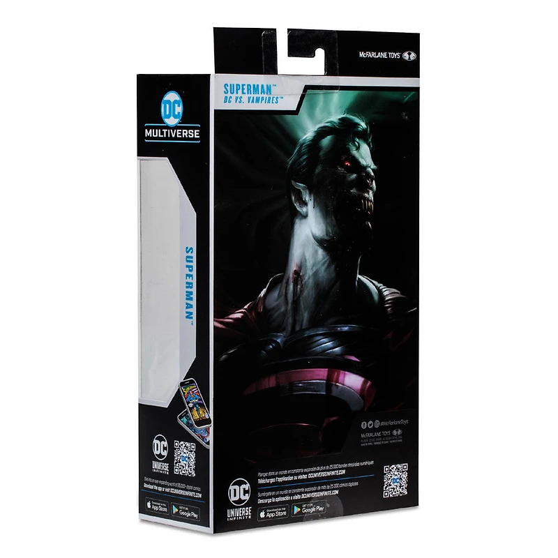 Figurine 7"DC Multiverse-Superman (DC vs.Vampires) Label d'or