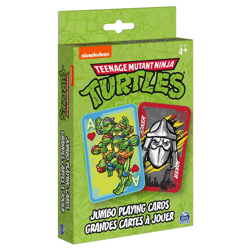 Grandes cartes à jouer Teenage Mutant Ninja Turtles