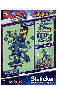 LEGO Staticker - LEGO Movie 2: Captain Rex & Raptor
