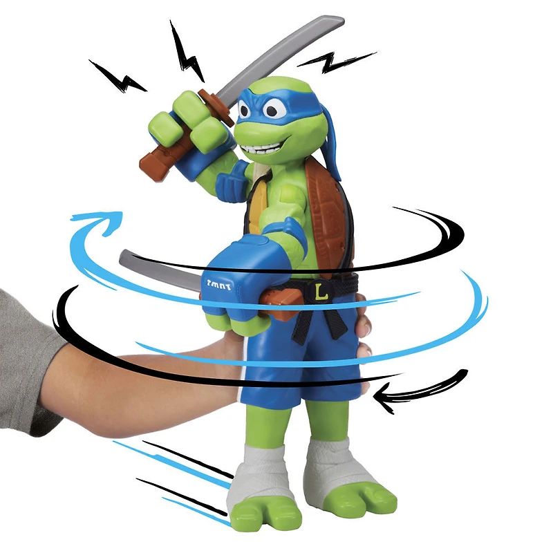 Tales of Teenage Mutant Ninja Turtles: Figurine géante Roll N Punch Leonardo - Exclusivité R