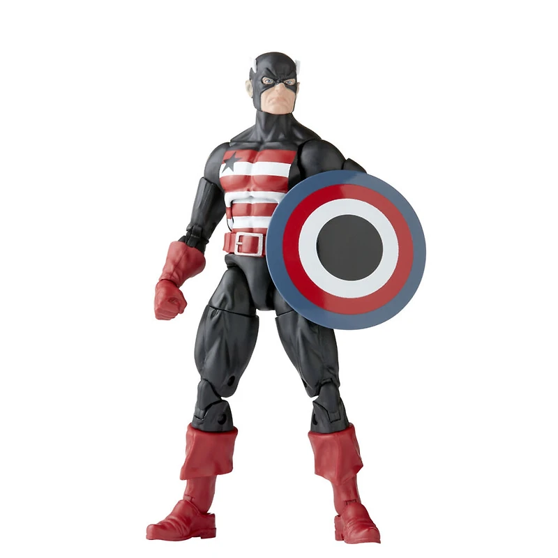 Marvel Legends Series, figurine de collection de 15 cm U.S. Agent inspirée des BD classiques avec 1 accesoire et 2 pièces Build-a-Figure