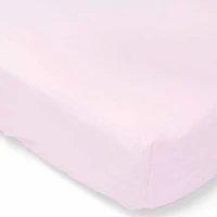 Necessities By Tendertyme Pink Flannel Crib Sheet