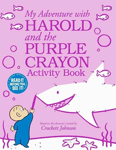 My Adventure with Harold and the Purple Crayon Activity Book - Édition anglaise