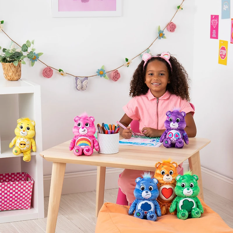 Care Bears Peluche en jean taille amusante (respectueux de l'environnement) - Tenderheart Bear  - Notre exclusivité