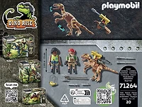 Playmobil - Deinonychus et guerriers