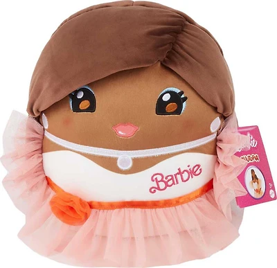 Cuutopia Barbie Peluche coussin douce de 25,4cm, robe pêche