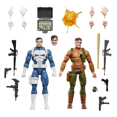Marvel Legends Series Gamerverse Punisher et Nick Fury, figurines de collection