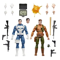 Marvel Legends Series Gamerverse Punisher et Nick Fury, figurines de collection