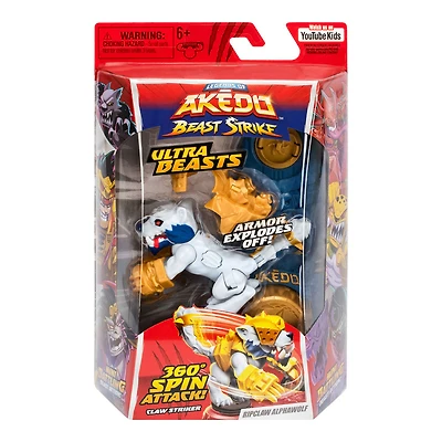The Legends of Akedo Beast Strike ULTRA BEASTS with 360 Degree Spin Attack, New Battlespin Controller, Mini Battling Beast Action