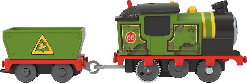 Thomas et ses amis Train jouet Whiff, locomotive motorisée et wagon