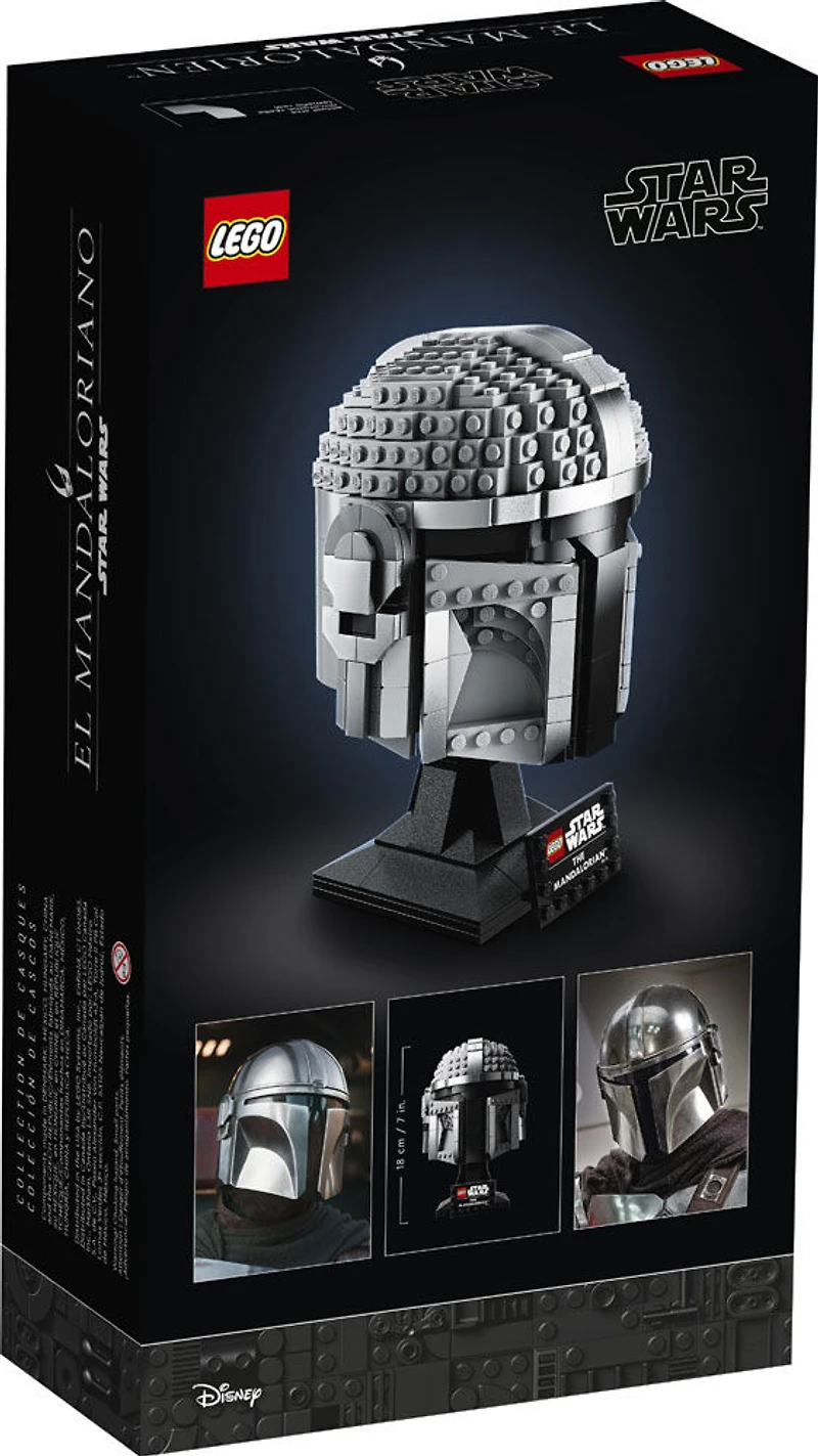 LEGO Star Wars The Mandalorian Helmet 75328 Building Kit (584 Pieces)