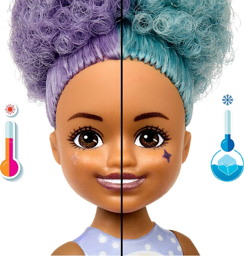 Barbie Chelsea Pop Reveal Treat Series Doll with 5 Surprises Including Scent & Pet (Styles May Vary)