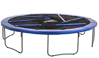 Upper Bounce FT. Trampoline & Enclosure Set equipped with the New "EASY ASSEMBLE FEATURE