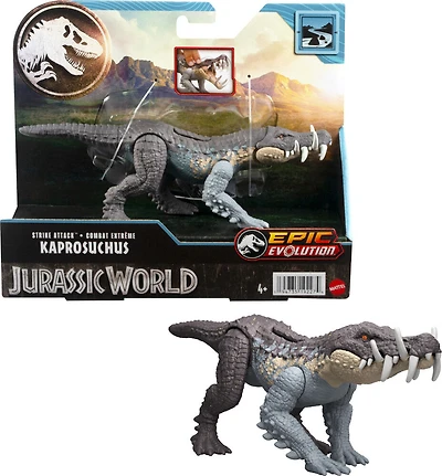 Jurassic World Combat Extrême Kaprosuchus, action de frappe unique