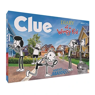 USAopoly CLUE: Diary of a Wimpy Kid - English Edition