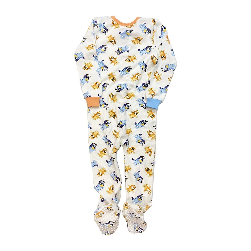 Bluey – Combinaison pyjama Bluey et Bingo Blanc