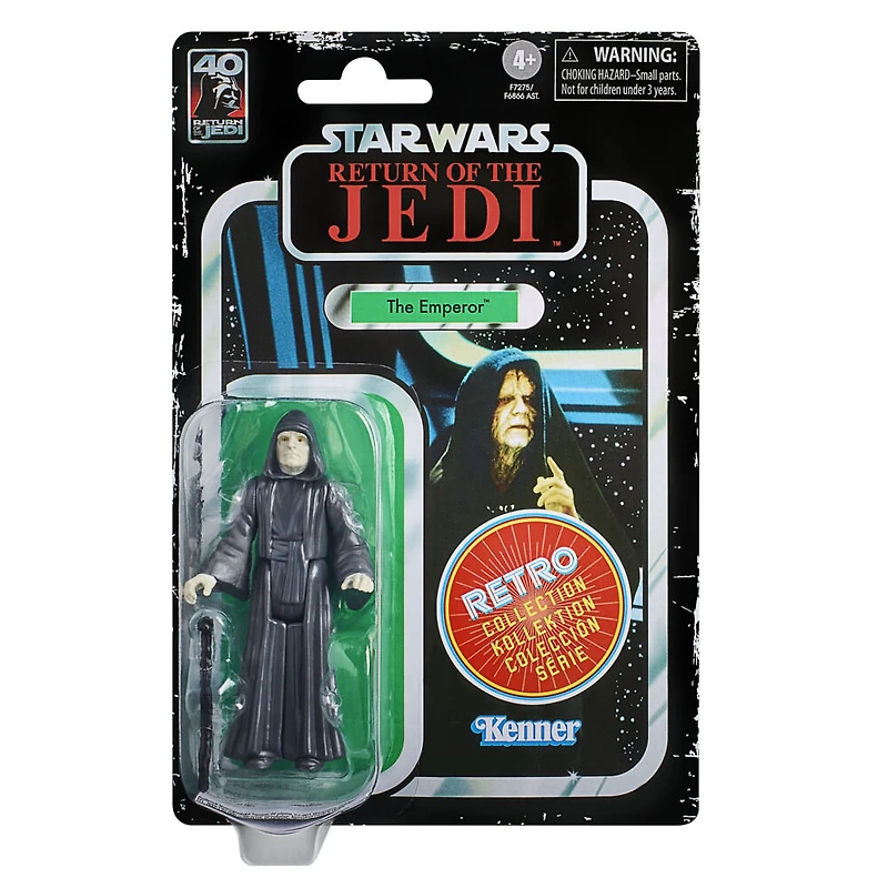 Star Wars Retro Collection, The Emperor, figurine de 9,5 cm