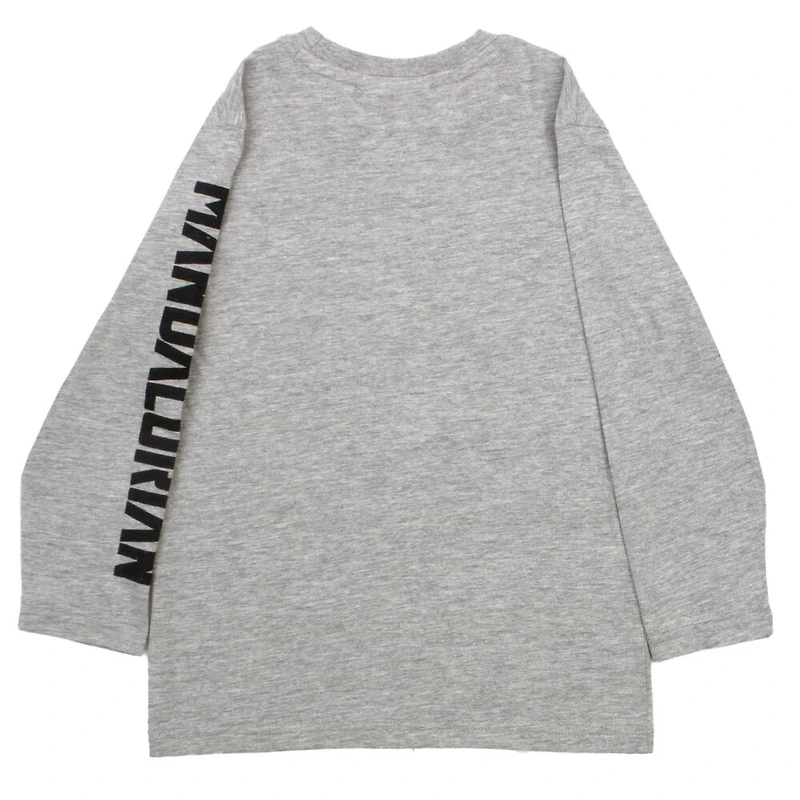 Lego Star Wars Mandalorian Duo Long Sleeve Tshirt Heather Grey