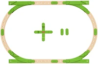 Système de création Constructeurs de merveilles - Coffret de sections de piste Faites votre chemin!