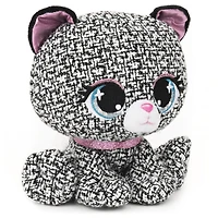 GUND P.Lushes Designer Fashion Pets, Khloe O'Bearci, ourse en peluche de luxe douce et élégante, noir et blanc, 15,2 cm