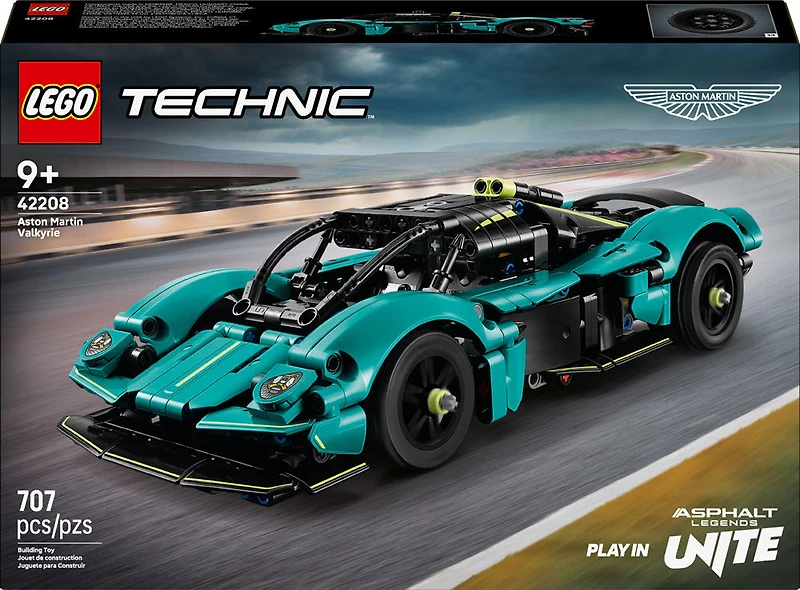 LEGO Technic Aston Martin Valkyrie. Ensemble de Voiture à Construire, Jouet de Véhicule, Cadeau Créatif 42208